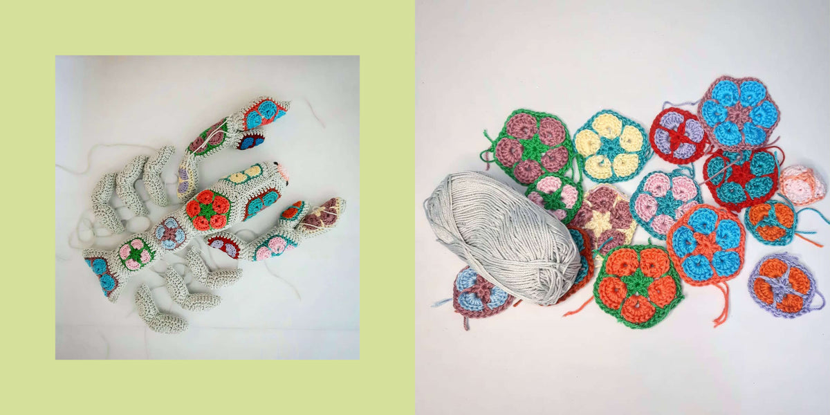 Einzigartige Amigurumi mit der African Flowers Technik häkeln: Kooperation mit @haekelhaken
