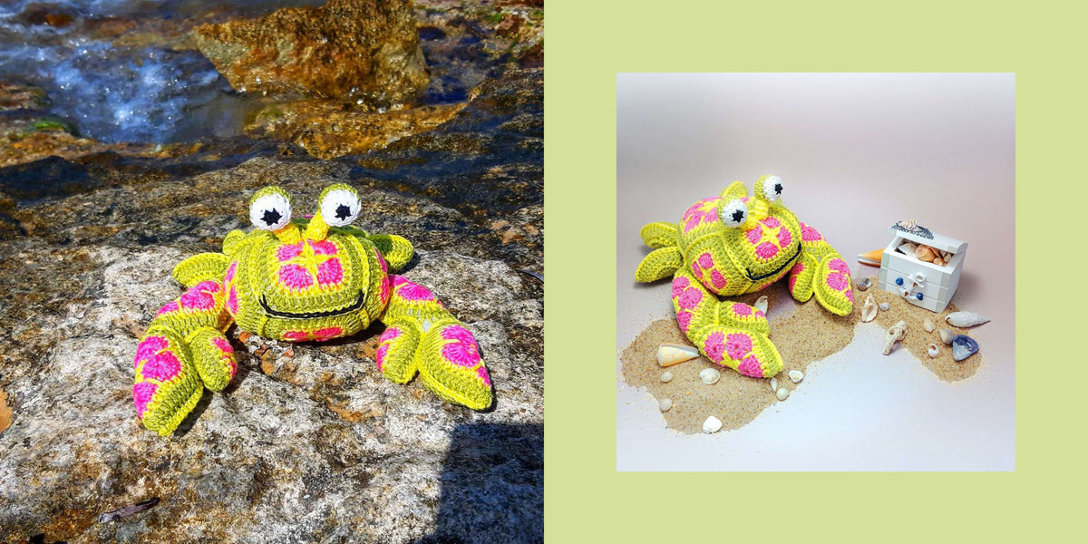 Einzigartige Amigurumi mit der African Flowers Technik häkeln: Kooperation mit @haekelhaken